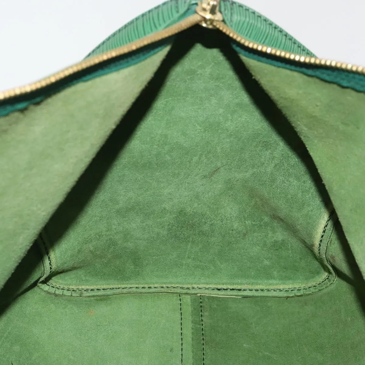 Louis Vuitton Keepall Epi Leather, Green, Leather, Travel Bag
