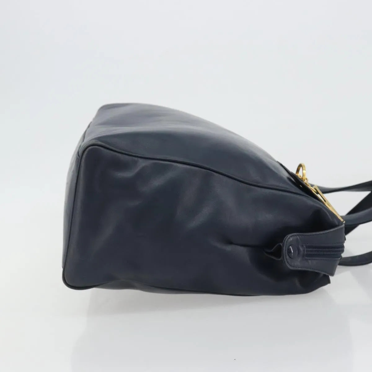 Christian Dior Vintage Leather, Navy, Leather, Handbag