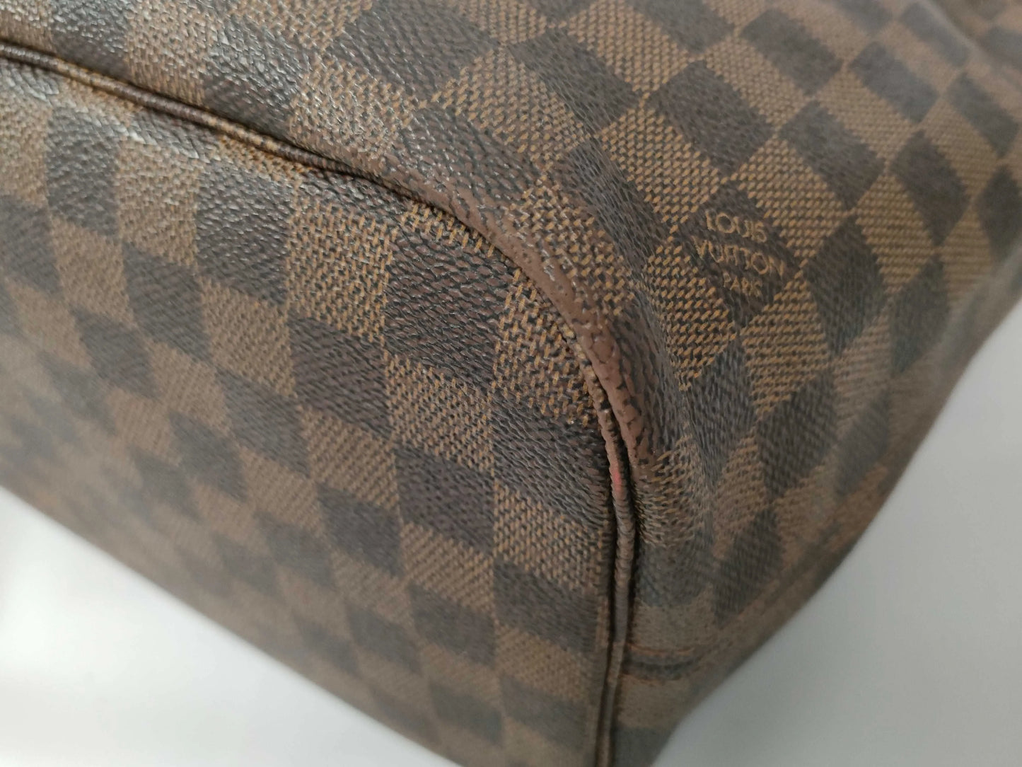Louis Vuitton Neverfull Tote Damier, Brown, Canvas, Tote Bag