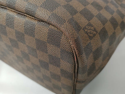 Louis Vuitton Neverfull Tote Damier, Brown, Canvas, Tote Bag