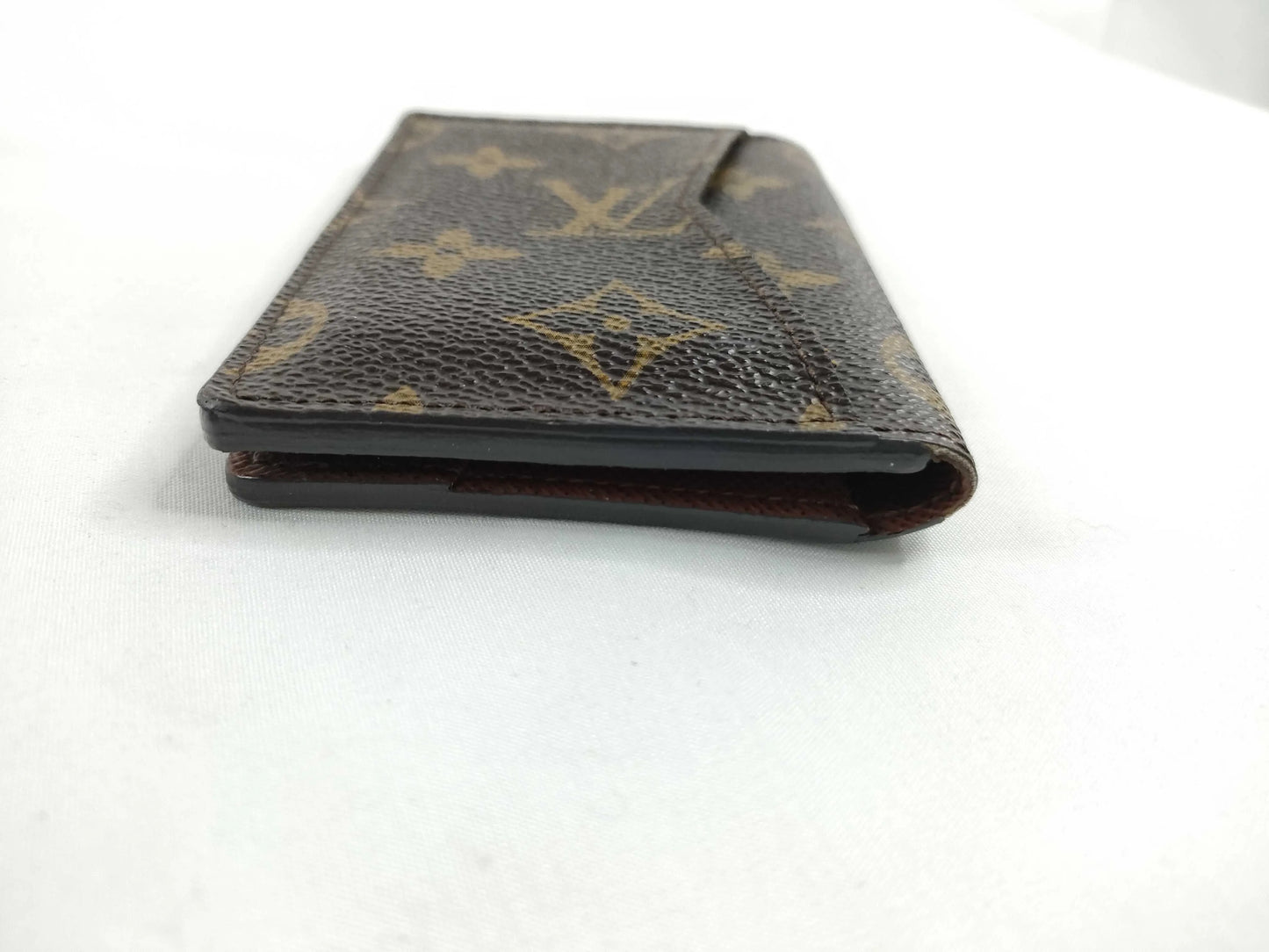 Louis Vuitton pocket organizer Canvas, Brown, Canvas, Card Holder