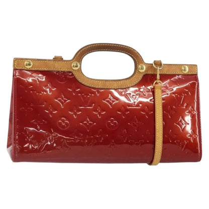 Louis Vuitton Roxbury Drive Monogram Vernis, Red, Patent Leather, Handbag