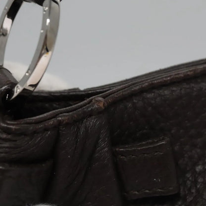 Bvlgari Handbag Leather, Brown, Leather, Handbag