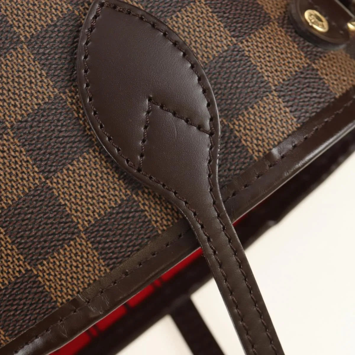 Louis Vuitton Neverfull Tote Damier, Brown, Canvas, Tote Bag