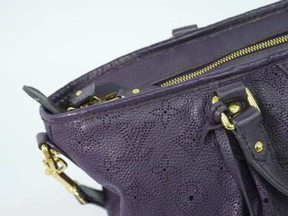 Louis Vuitton Stellar Mahina Leather, Purple, Leather, Handbag