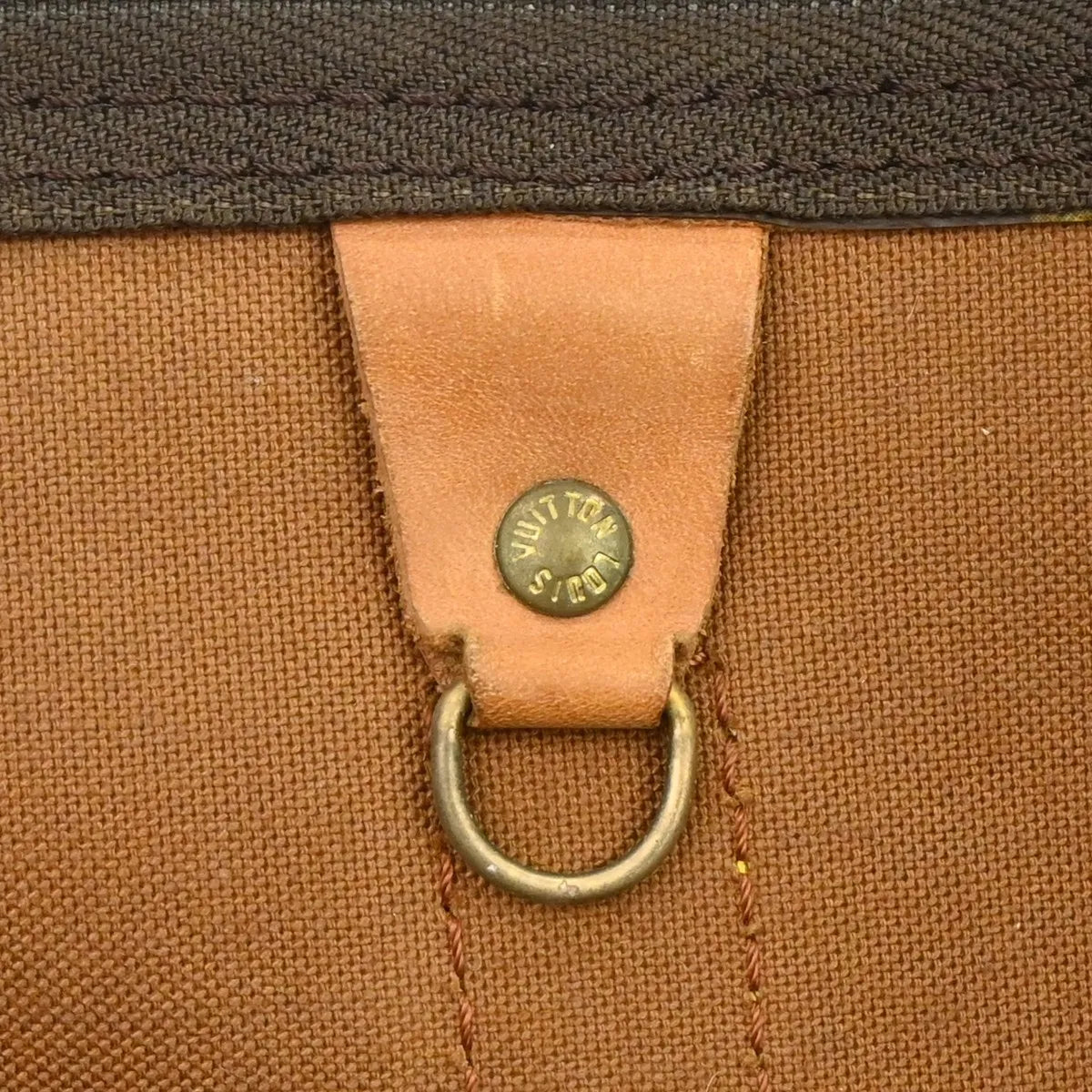 Louis Vuitton Keepall Monogram, Brown, Canvas, Travel Bag