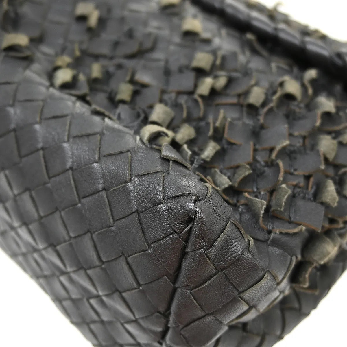 Bottega Veneta Olimpia Tobu Intrecciato Nappa, Black, Leather, Shoulder Bag