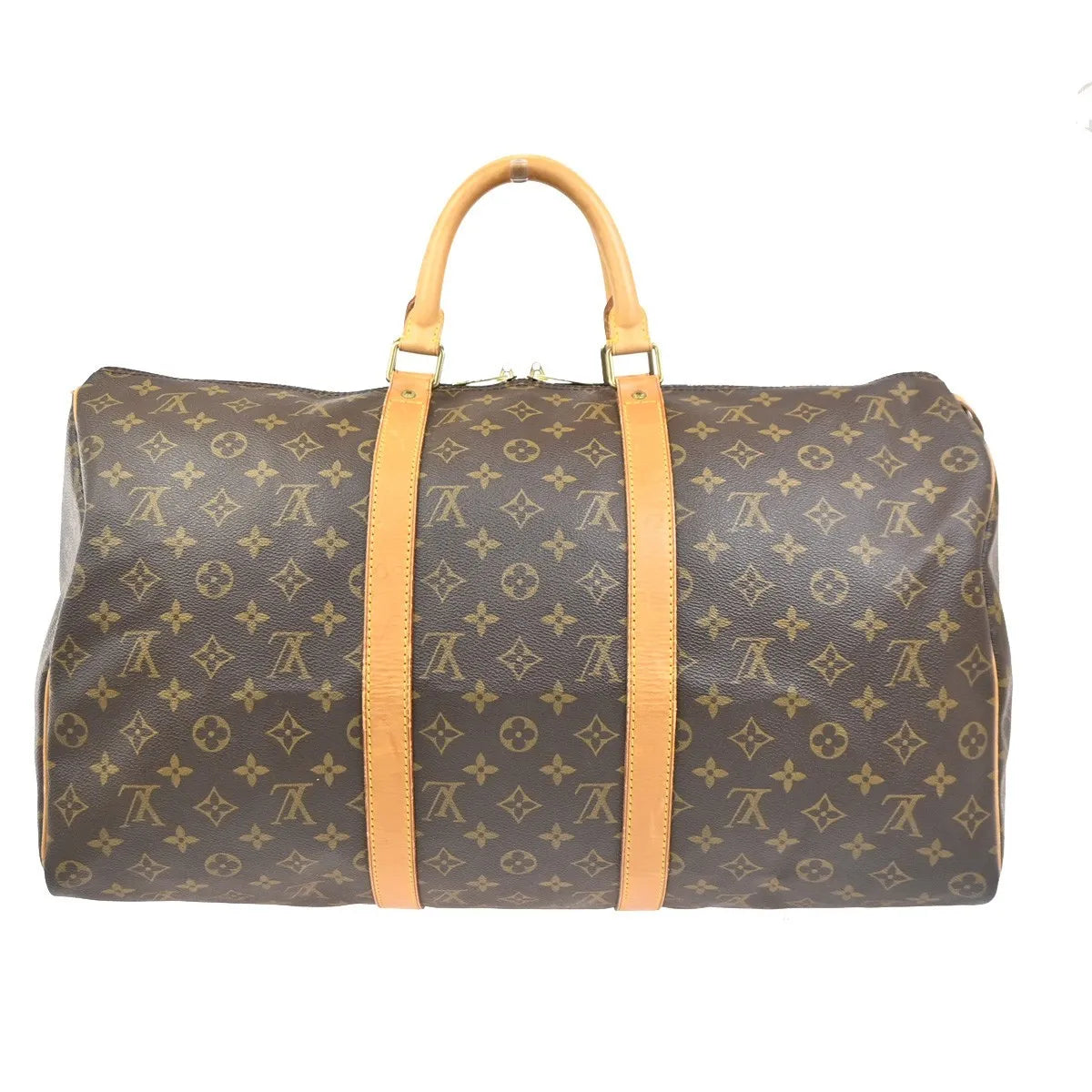 Louis Vuitton Keepall Monogram Canvas, Brown, Canvas, Travel Bag