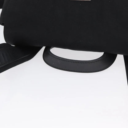 Gucci Vintage Flap Nylon, Black, Nylon, Backpack