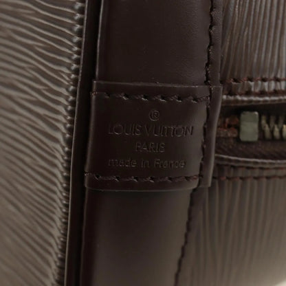 Louis Vuitton Alma Epi Leather, Brown, Leather, Handbag
