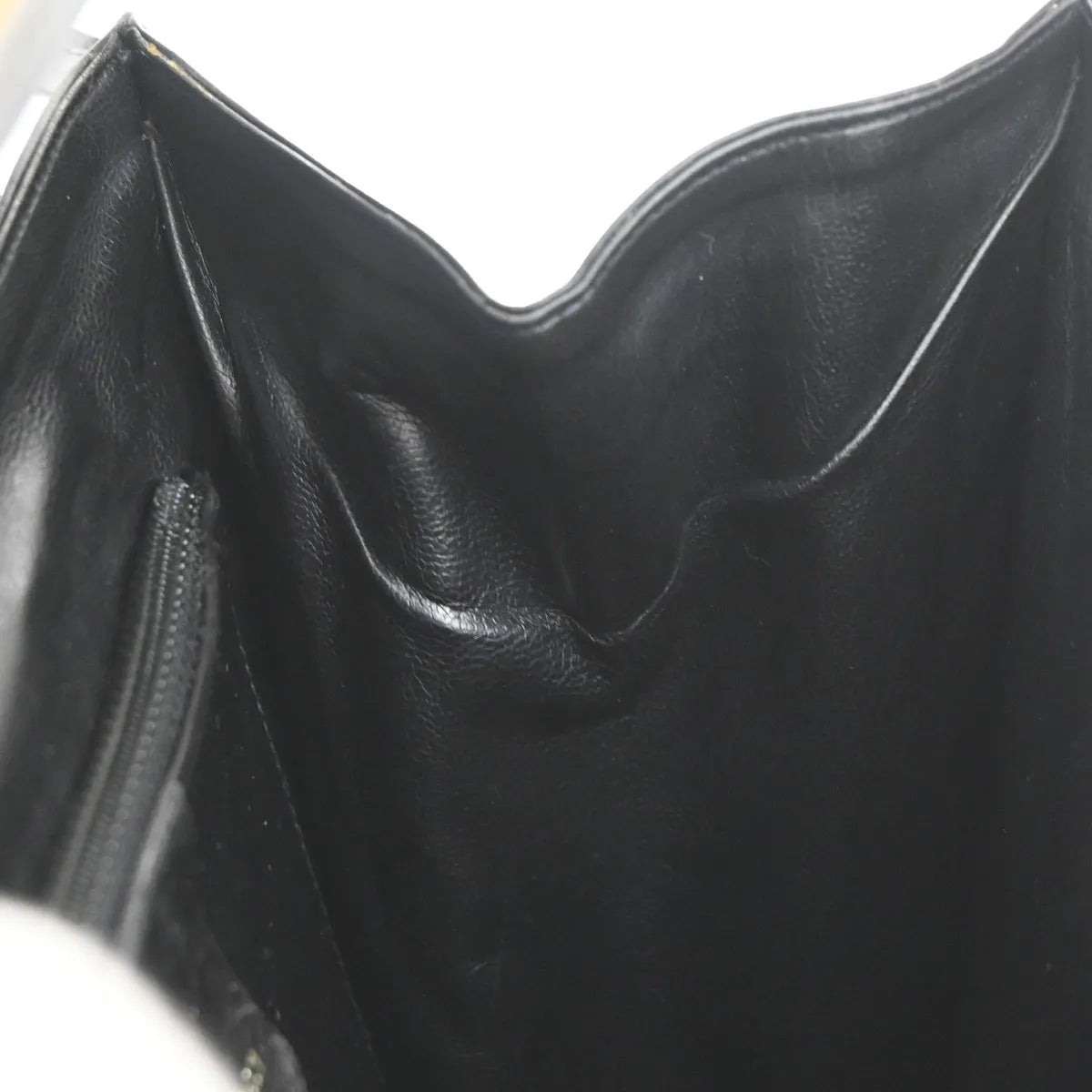 Salvatore Ferragamo Gancini Leather, Black, Leather, Shoulder Bag
