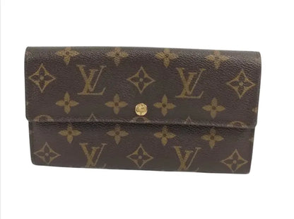 Louis Vuitton Zippy Canvas, Brown, Canvas, Wallet