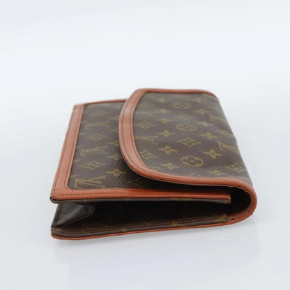 Louis Vuitton Dame Pochette Monogram Canvas, Brown, Canvas, Clutch