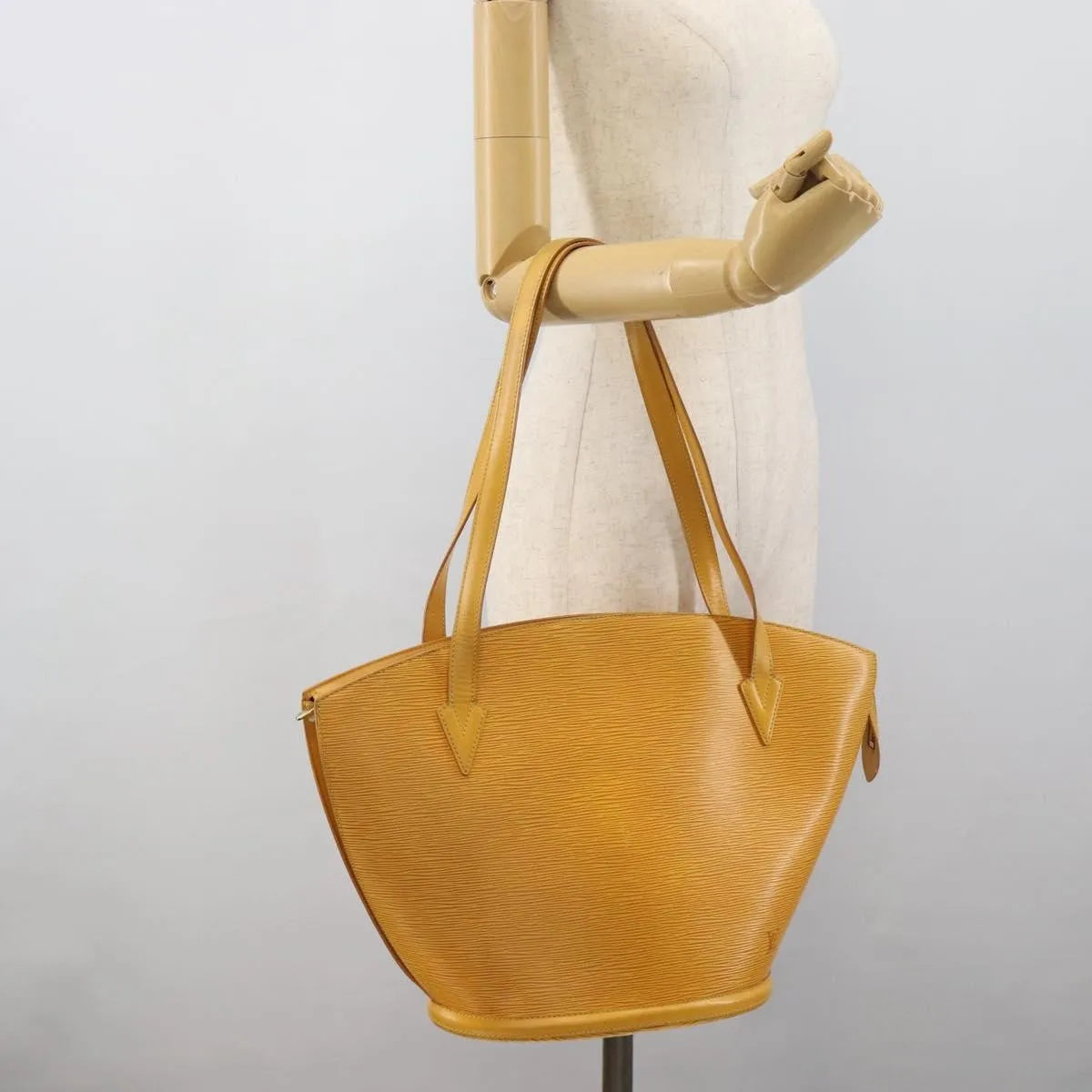 Louis Vuitton Saint Jacques Epi, Yellow, Leather, Shoulder Bag