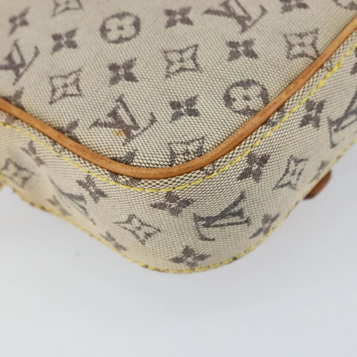 Louis Vuitton Juliette Mini Lin, Blue, Canvas, Shoulder Bag