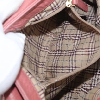 Burberry Blue Label Nylon, Pink, Leather, Shoulder Bag
