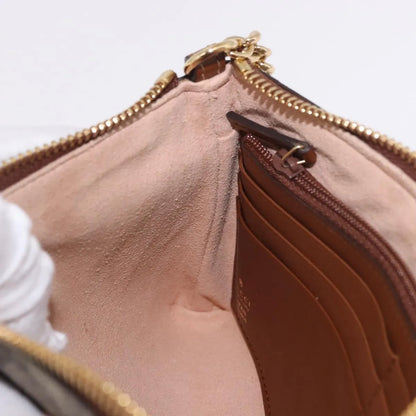 Gucci Pochette GG Canvas, Beige, PVC, Clutch