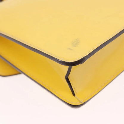 Louis Vuitton Monceau Vernis, Yellow, Patent Leather, Handbag
