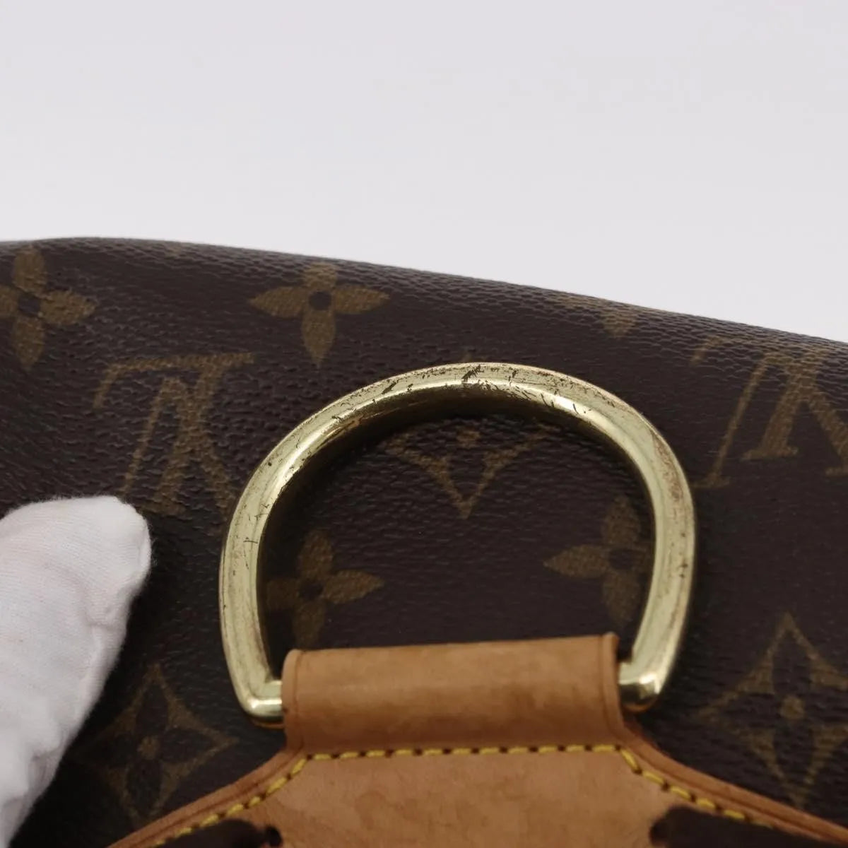 Louis Vuitton Montsouris Monogram, Brown, Canvas, Backpack