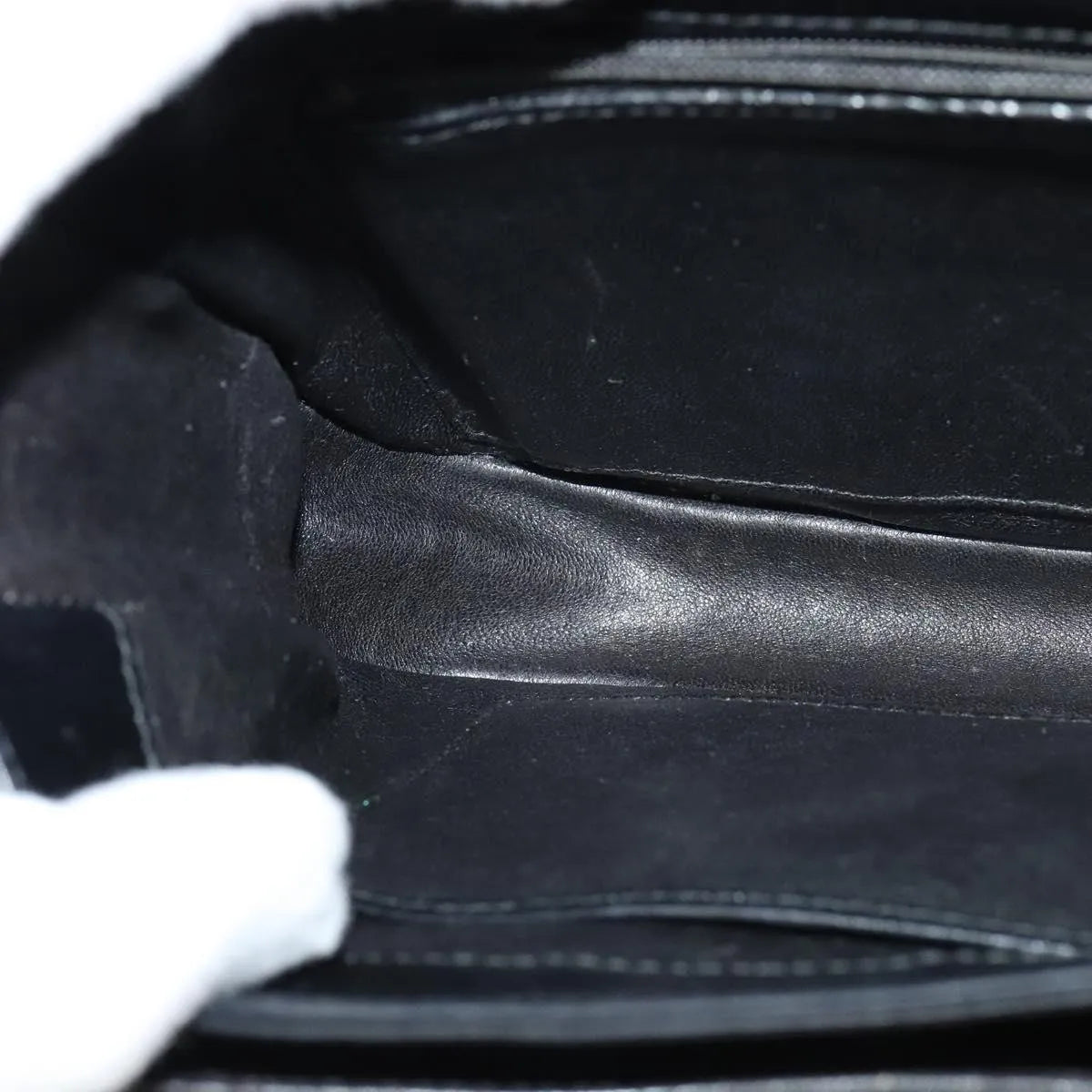 Gucci Vintage Leather, Black, Leather, Shoulder Bag