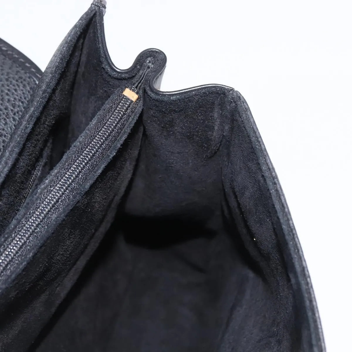 Gucci Vintage Leather, Black, Leather, Handbag