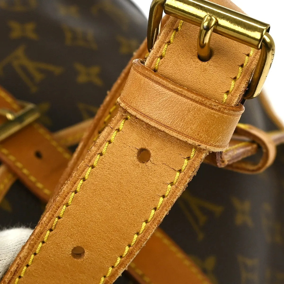Louis Vuitton Saumur Monogram, Brown, Canvas, Shoulder Bag
