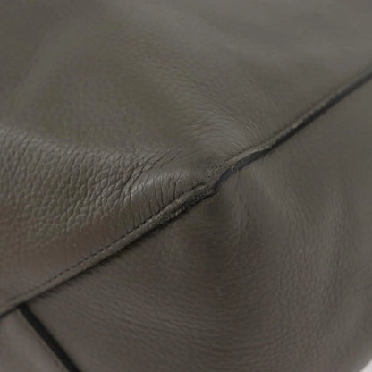 Celine Phantom Cabas Tote Leather, Gray, Leather, Tote Bag