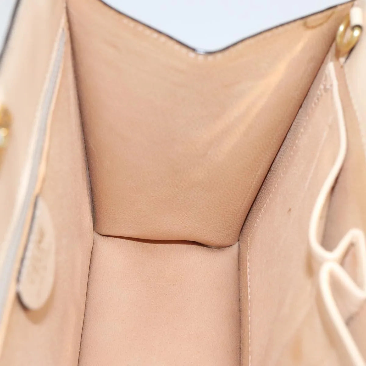 Celine vintage Leather, Ecru, Leather, Handbag