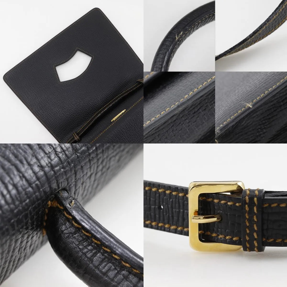 Loewe Barcelona Leather, Black, Leather, Handbag