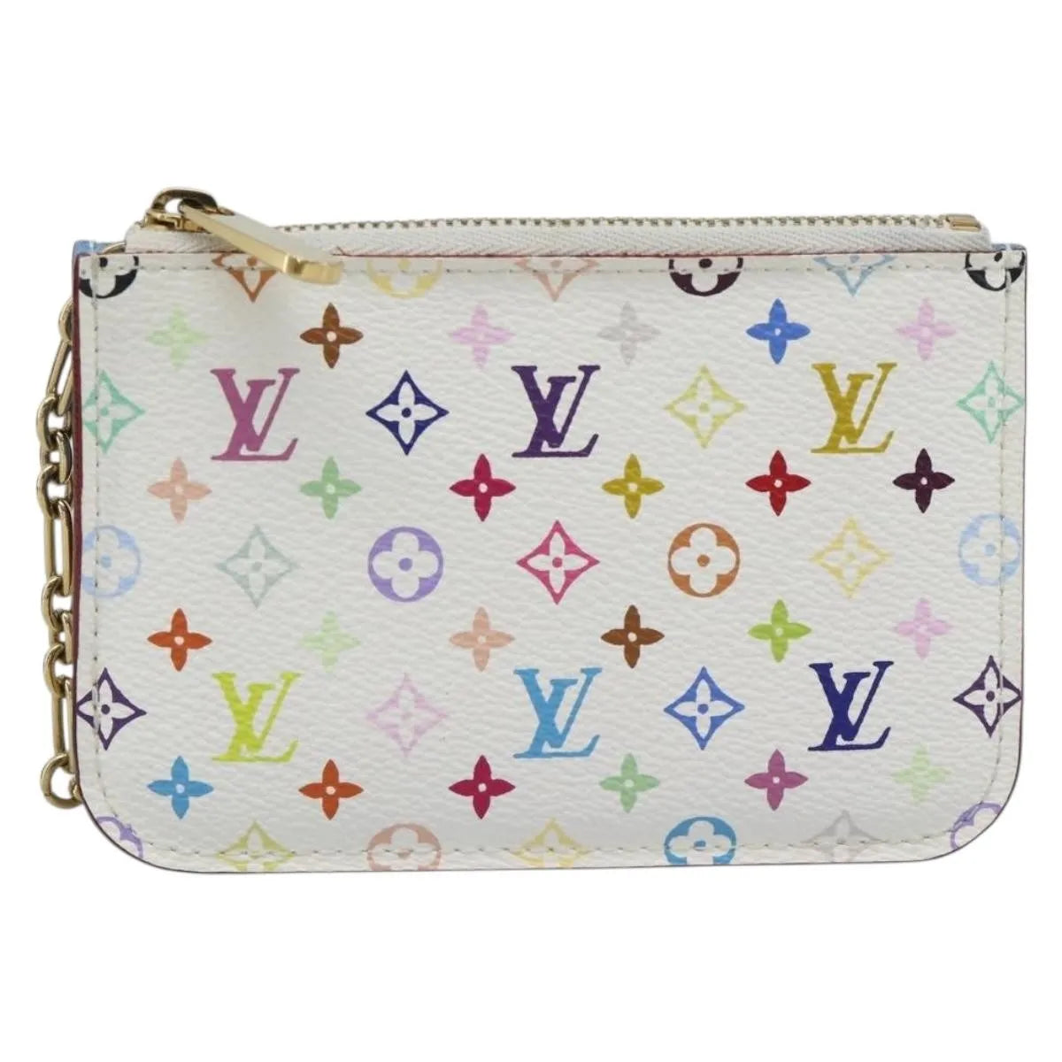 Louis Vuitton Key Pouch NM Monogram Multicolor, Multicolour, Canvas, Clutch