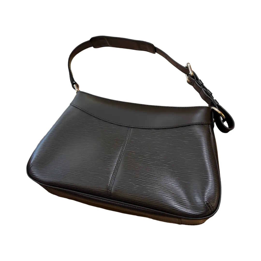 Louis Vuitton Nocturne Epi Leather, Black, Leather, Handbag
