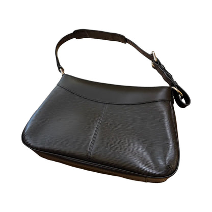 Louis Vuitton Nocturne Epi Leather, Black, Leather, Handbag