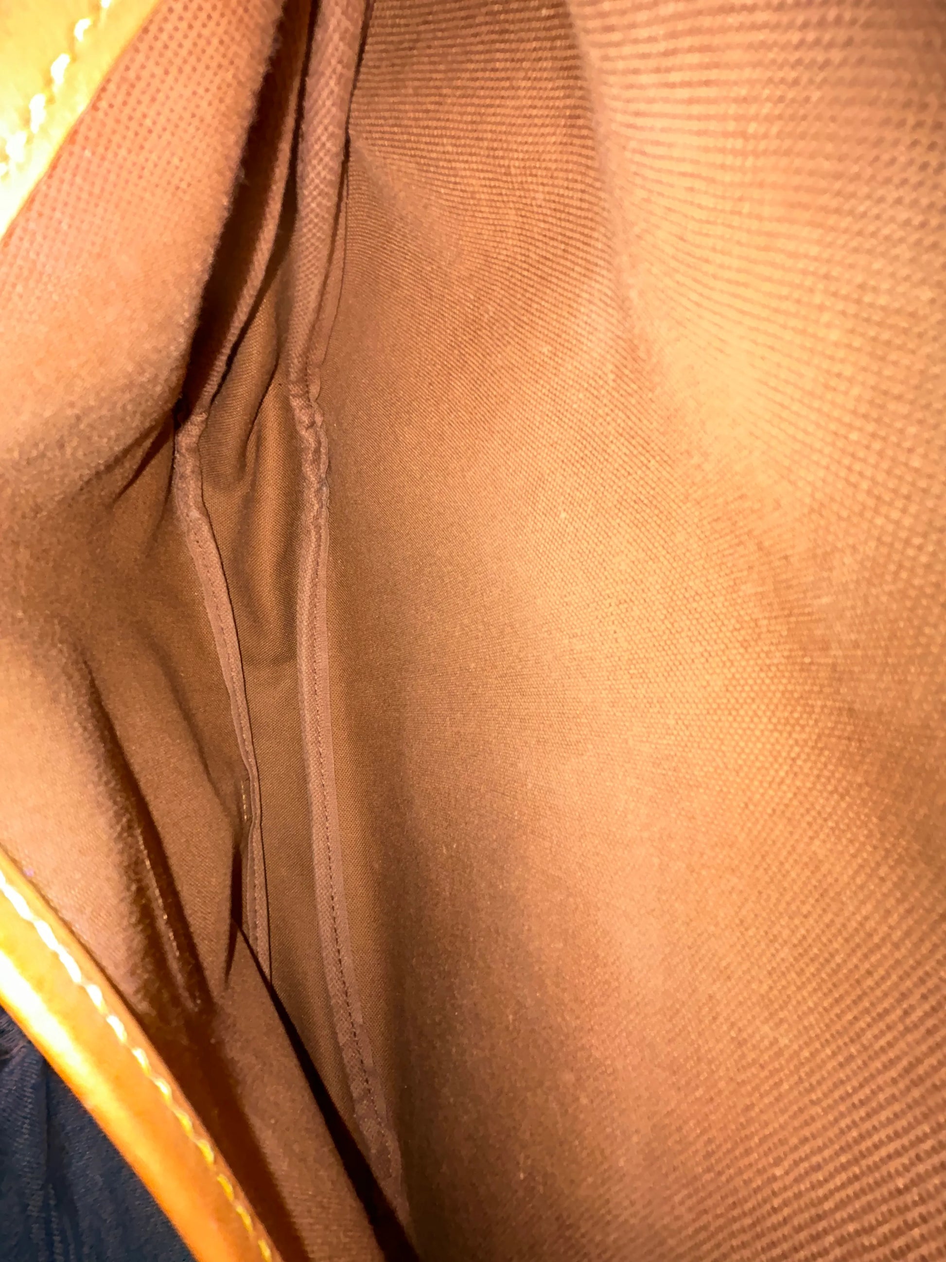 Louis Vuitton Saumur Monogram Canvas, Brown, Canvas, Shoulder Bag