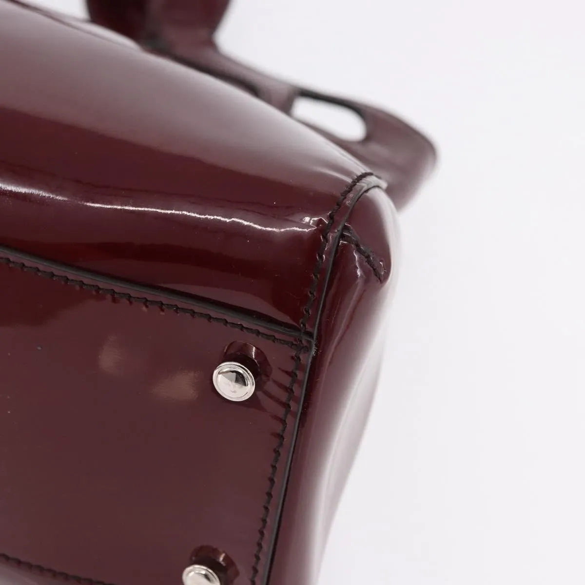 Cartier Marcello Patent leather, Burgundy, Patent Leather, Handbag