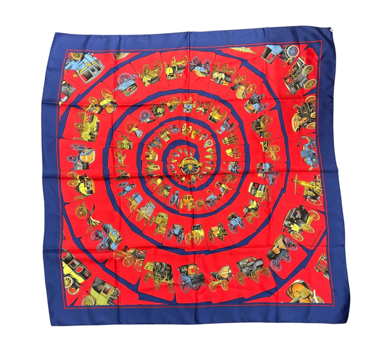 Hermes Carré 90 Silk multicolor, Multicolour, Silk, Scarf