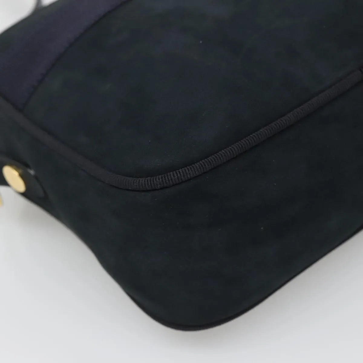 Salvatore Ferragamo Vara Bow camera Suede, Navy, Suede, Shoulder Bag