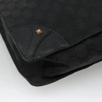 Gucci Nailhead Tote GG Canvas, Black, Canvas, Tote Bag