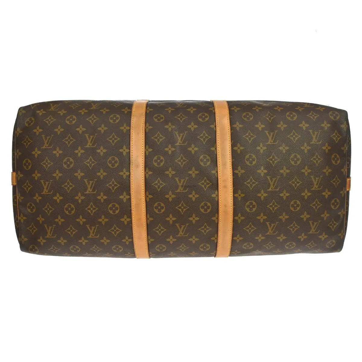 Louis Vuitton Keepall Bandoulière Monogram, Brown, Canvas, Travel Bag