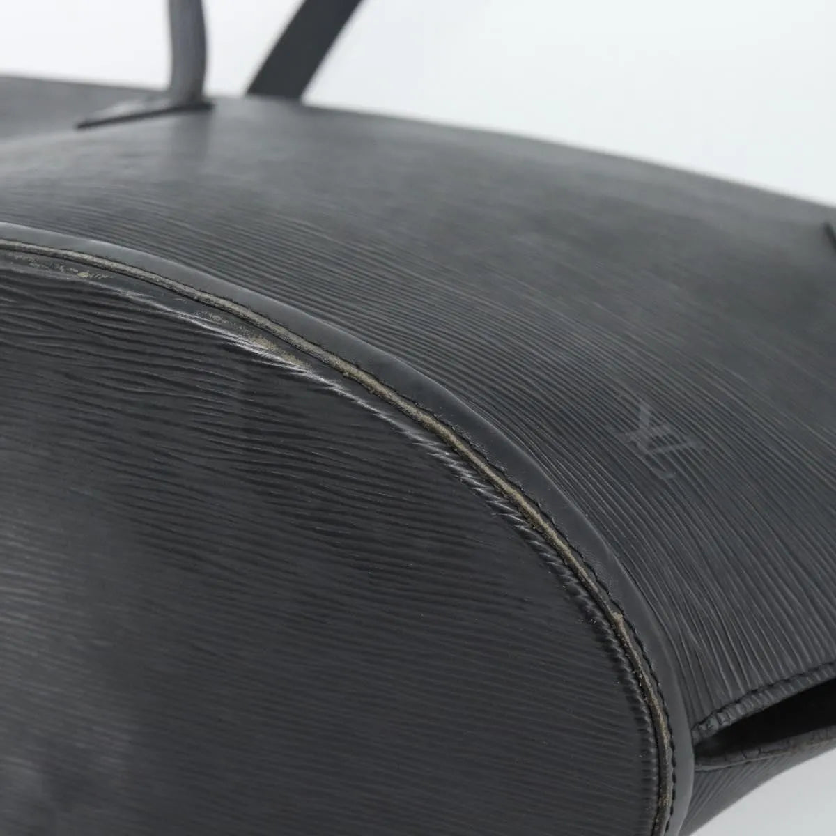 Louis Vuitton Saint Jacques Epi Leather, Black, Leather, Shoulder Bag