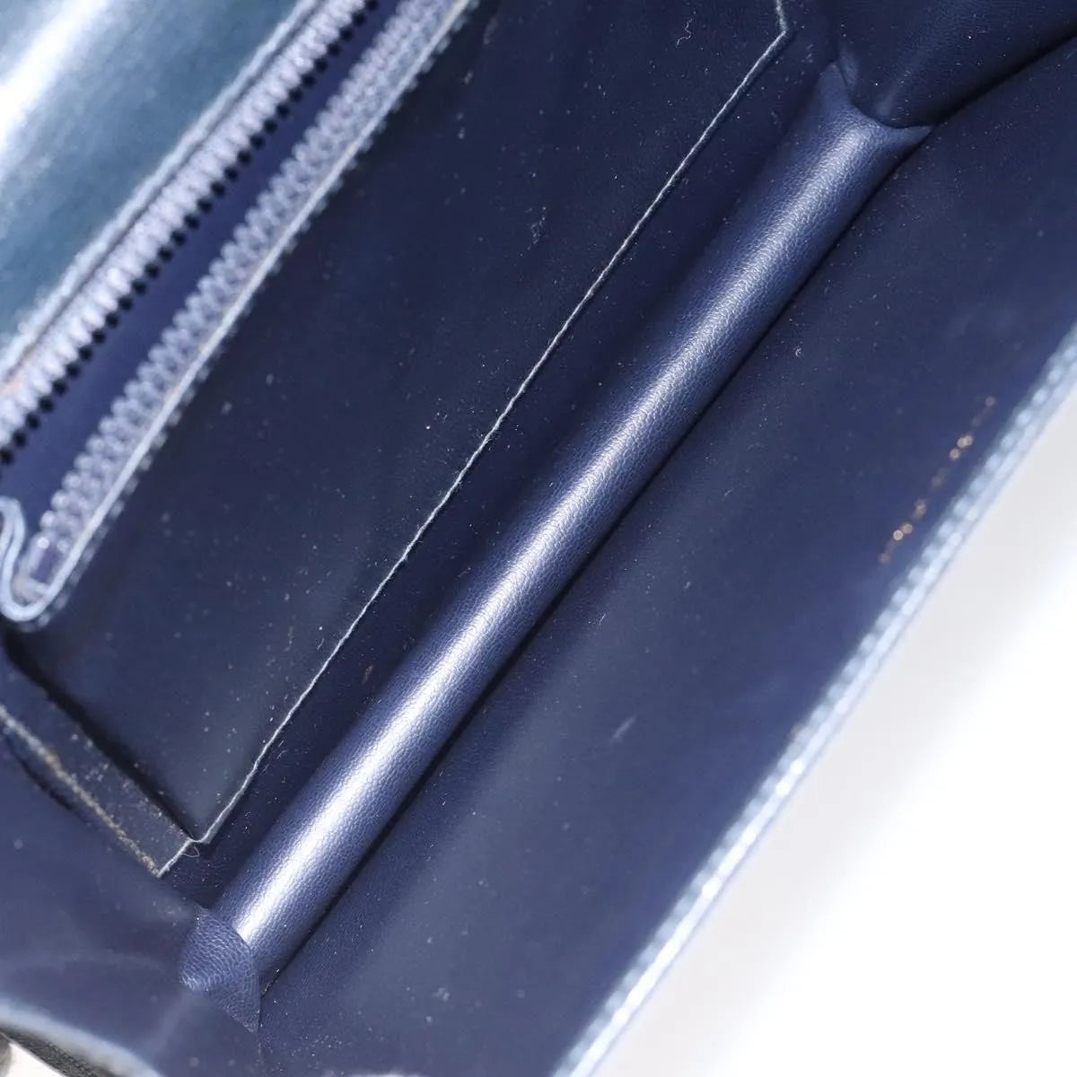 Celine Vintage Leather, Navy, Leather, Shoulder Bag