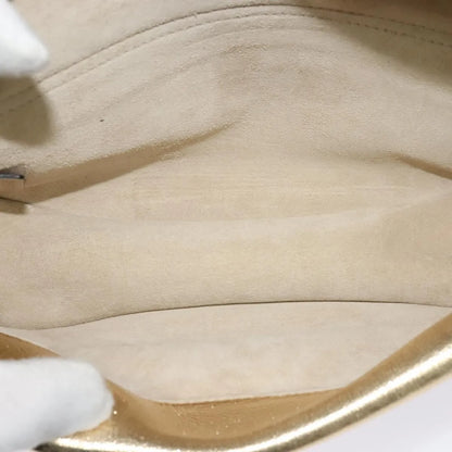 Chloe Georgia Leather, Gold, Leather, Shoulder Bag