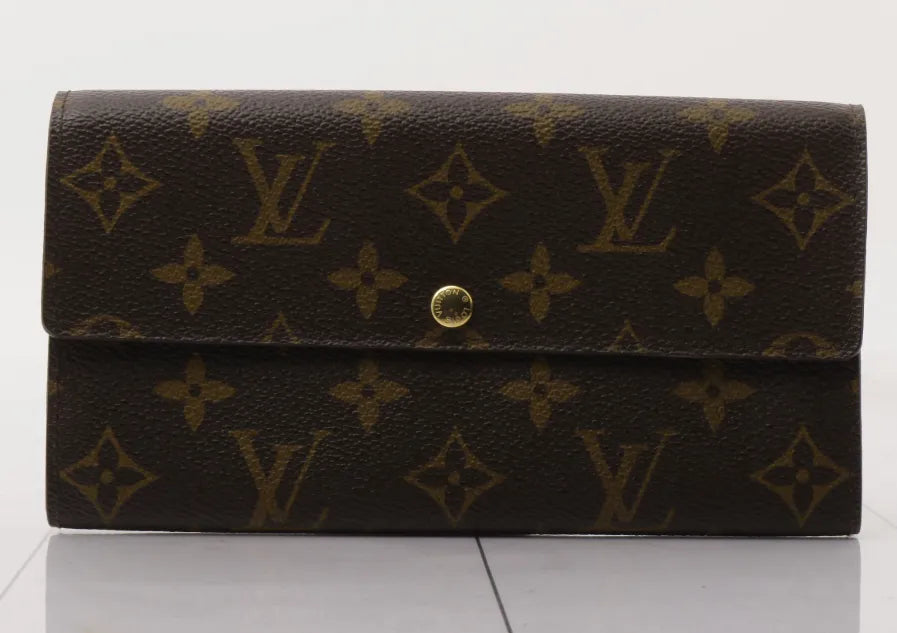 Louis Vuitton Pochette Accessoires Monogram Canvas, Brown, PVC, Wallet