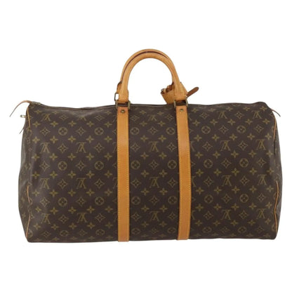 Louis Vuitton Keepall Monogram Canvas, Brown, Canvas, Travel Bag