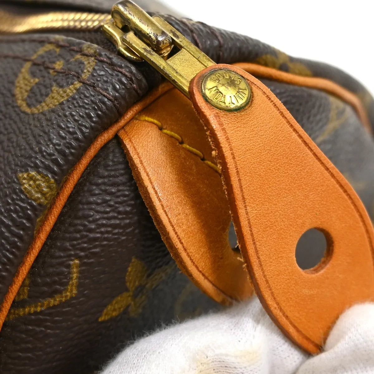 Louis Vuitton Speedy Monogram Canvas, Brown, Canvas, Handbag