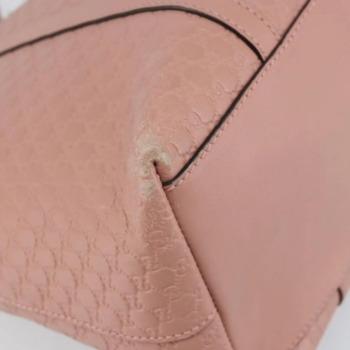 Gucci Britt Convertible Dome Satchel Microguccissima Leather, Pink, Leather, Tote Bag