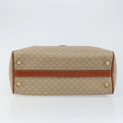 Celine Vintage Macadam Canvas, Beige, Canvas, Handbag