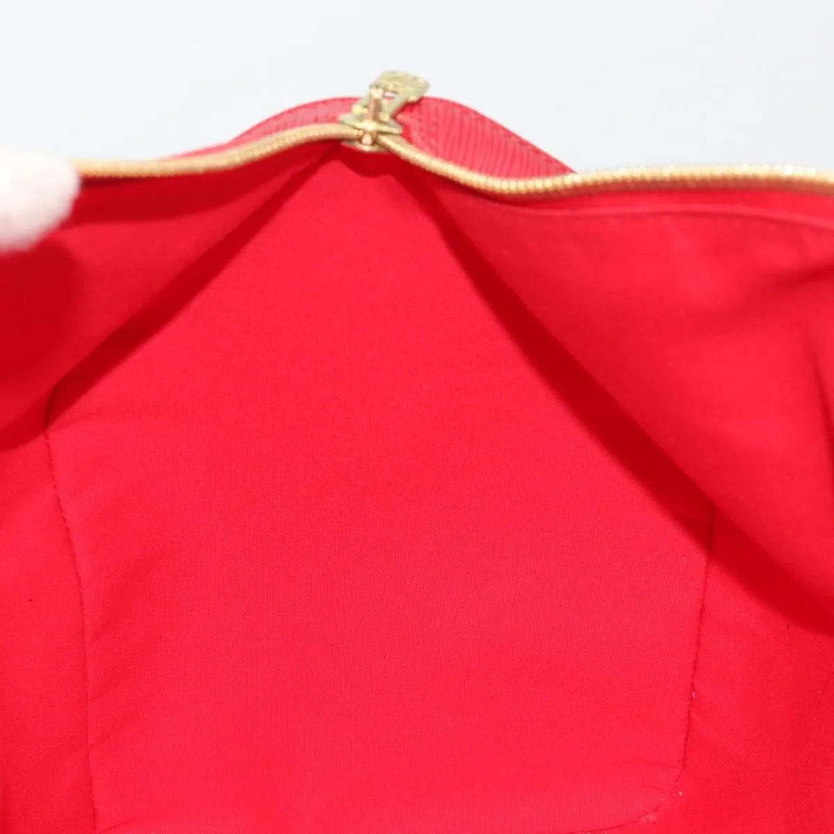 Louis Vuitton Keepall Epi, Red, Leather, Travel Bag