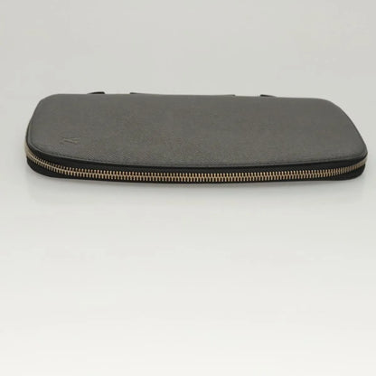 Louis Vuitton Atoll Organizer Taiga Leather, Gray, Leather, Wallet