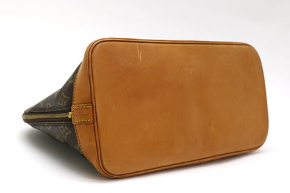 Louis Vuitton Vintage Alma Monogram Canvas, Brown, Canvas, Handbag