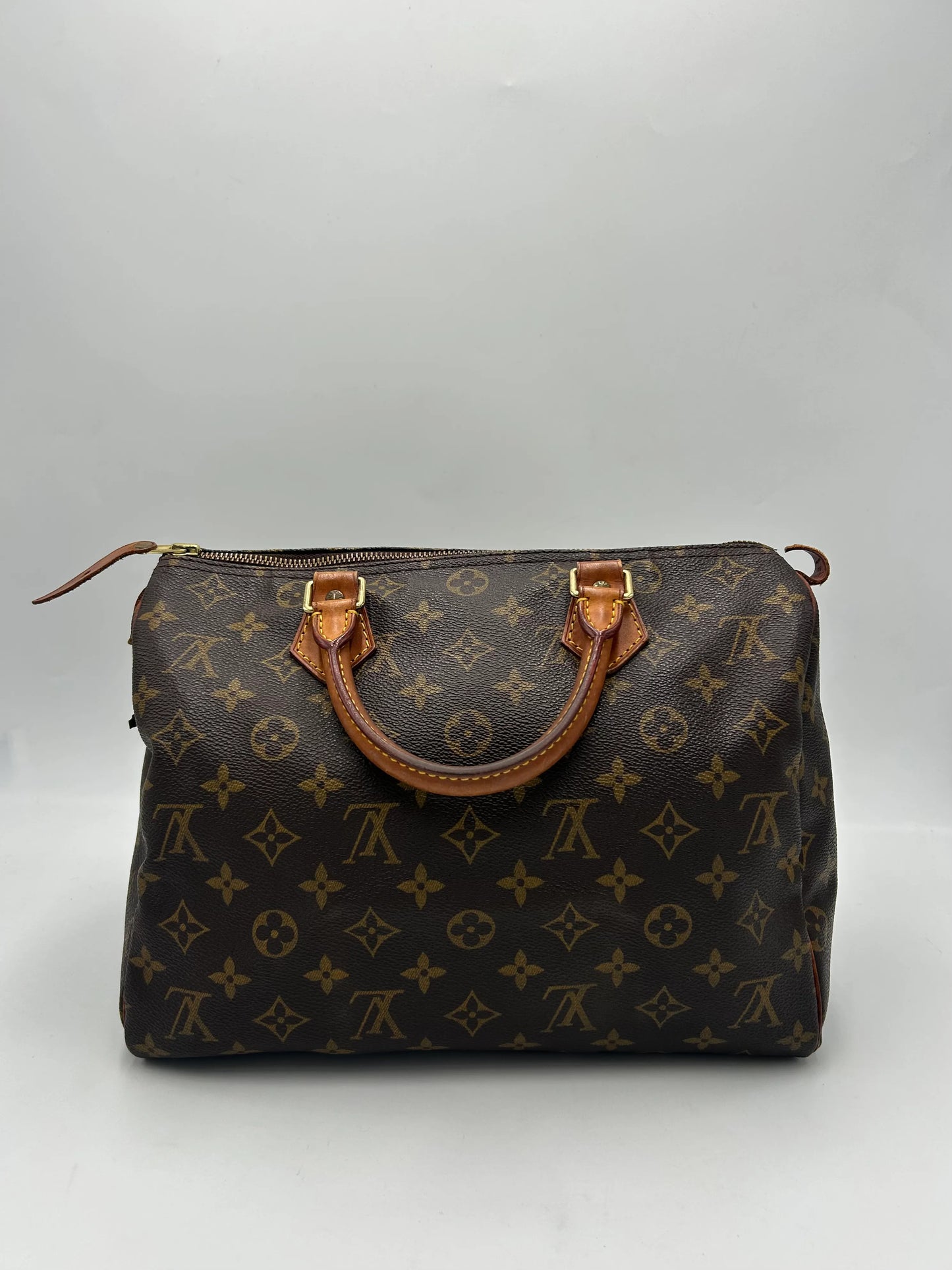 Louis Vuitton Speedy Monogram Canvas, Brown, Canvas, Handbag